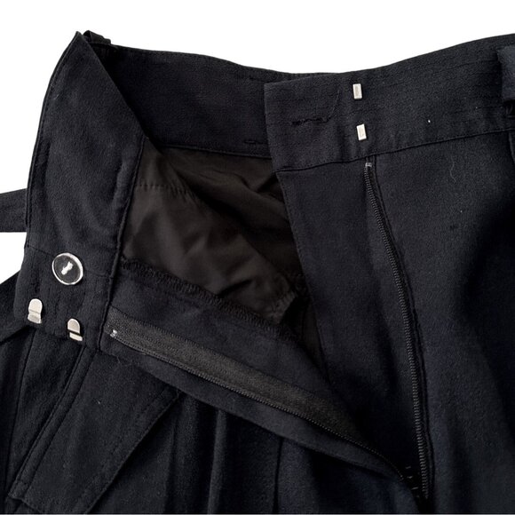 Ulla Johnson Alandra Wide Leg Pants Raven Black Size 4 NWT $425 - Picture 12 of 16